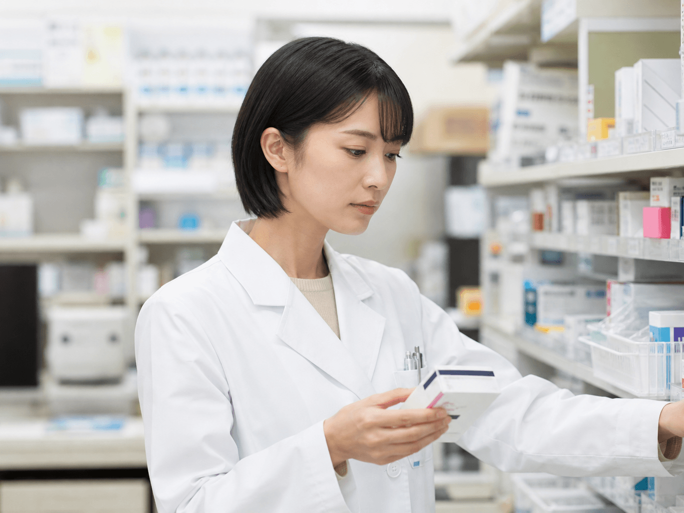 調剤をする薬剤師 - Pharmacist Dispensing Medication